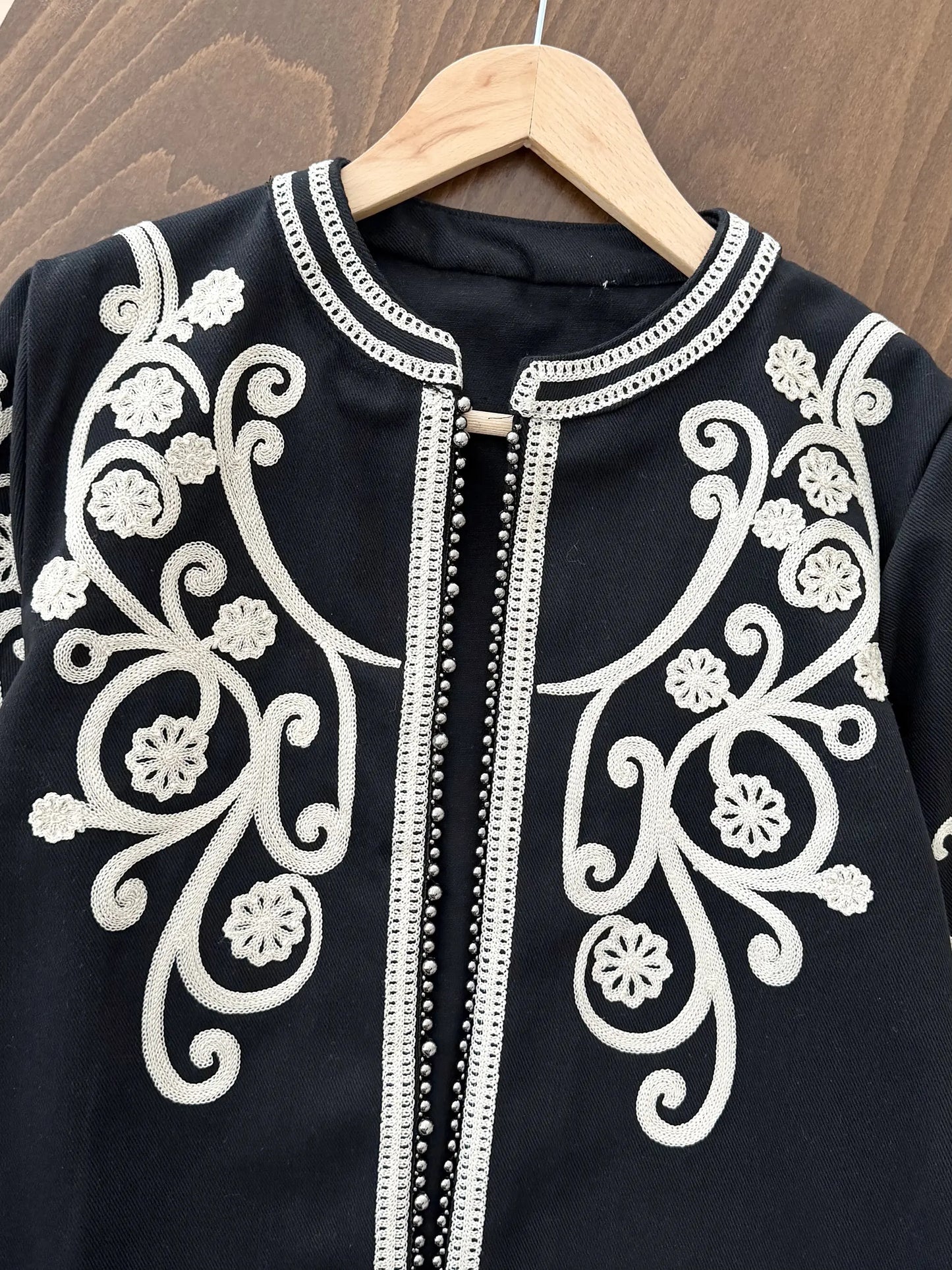 Pearl Embroidered Tok Jacket