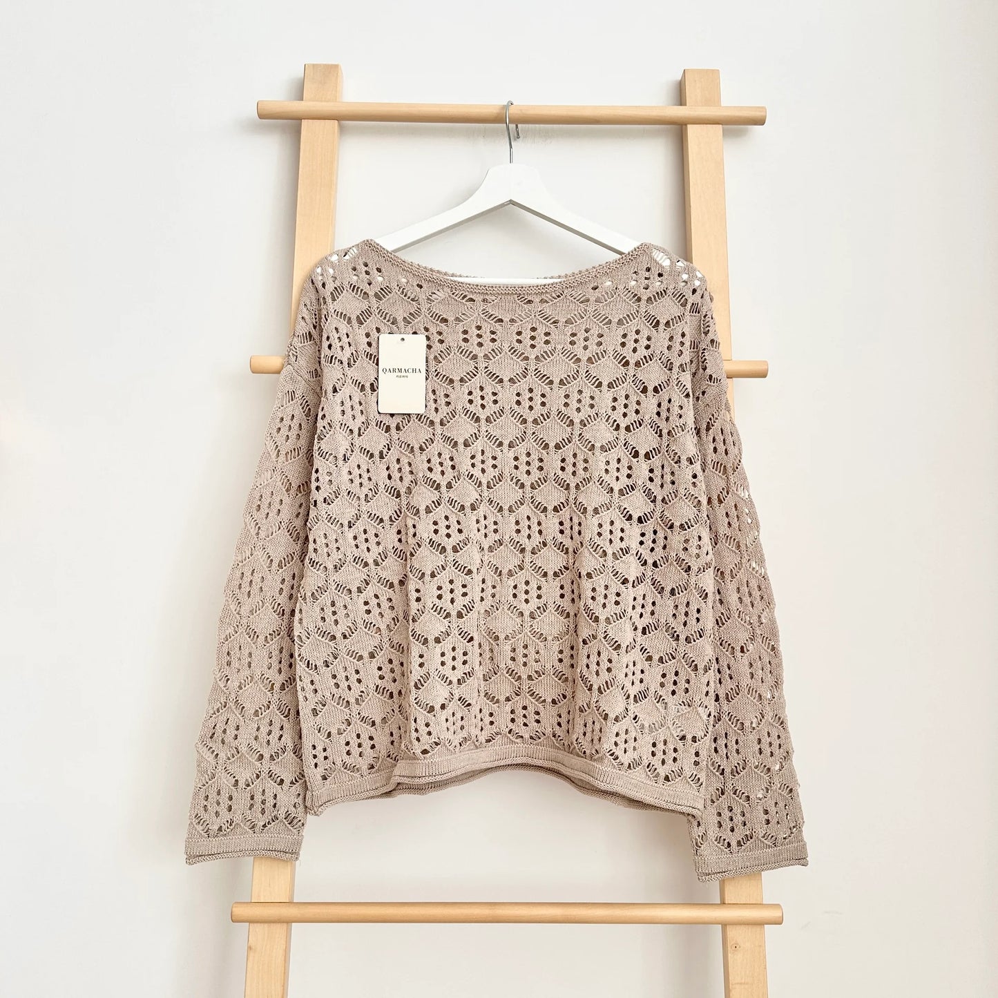 Patterned Eyelet Blouse