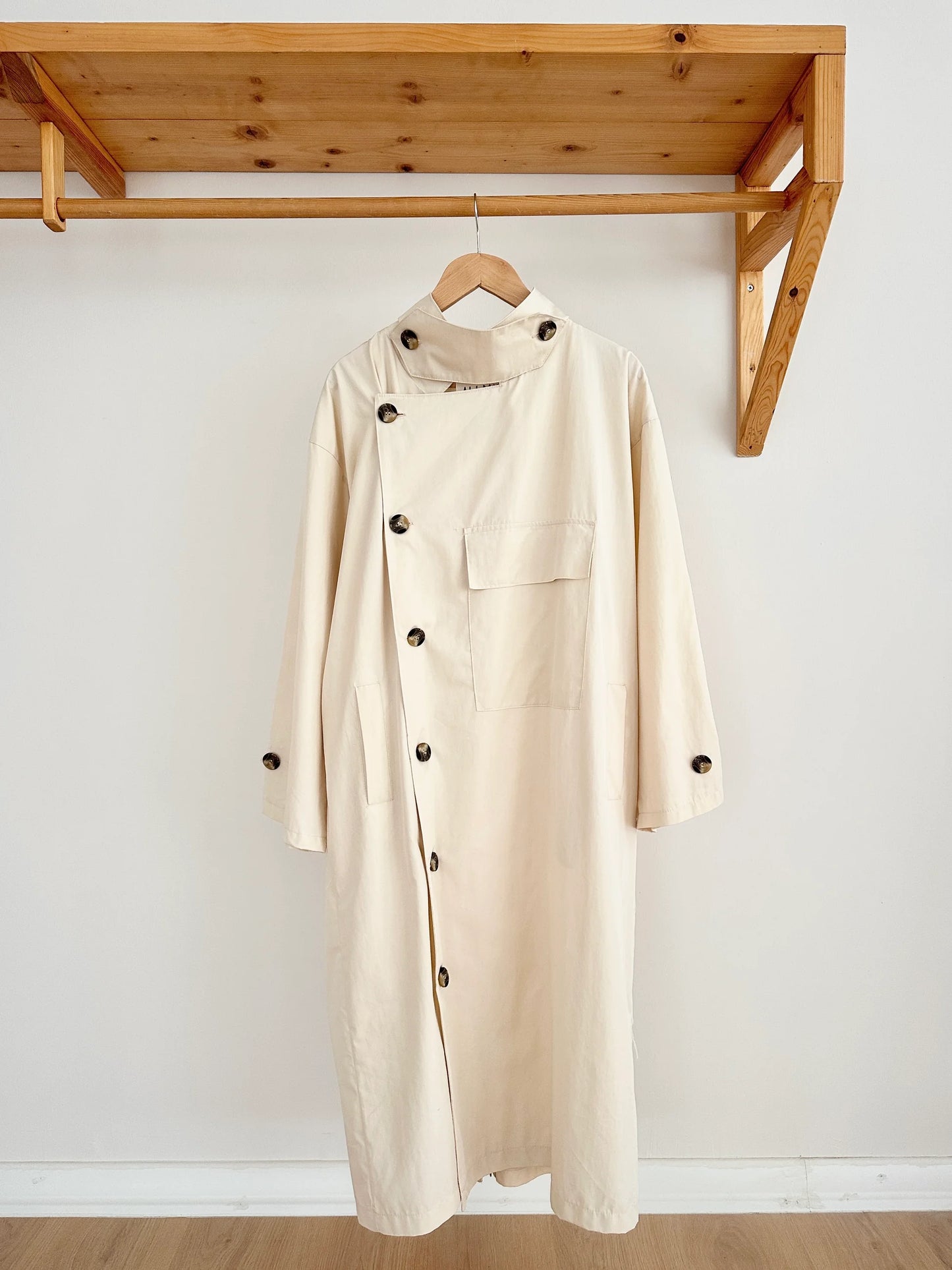 Pocket Detail Trench Coat