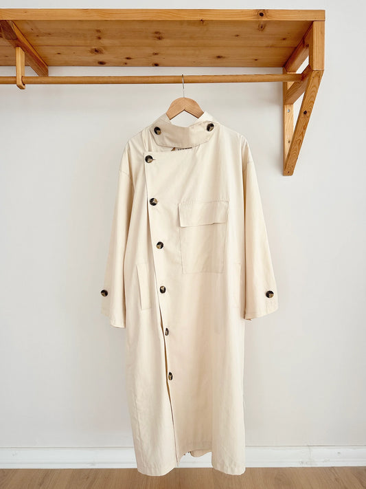 Pocket Detail Trench Coat