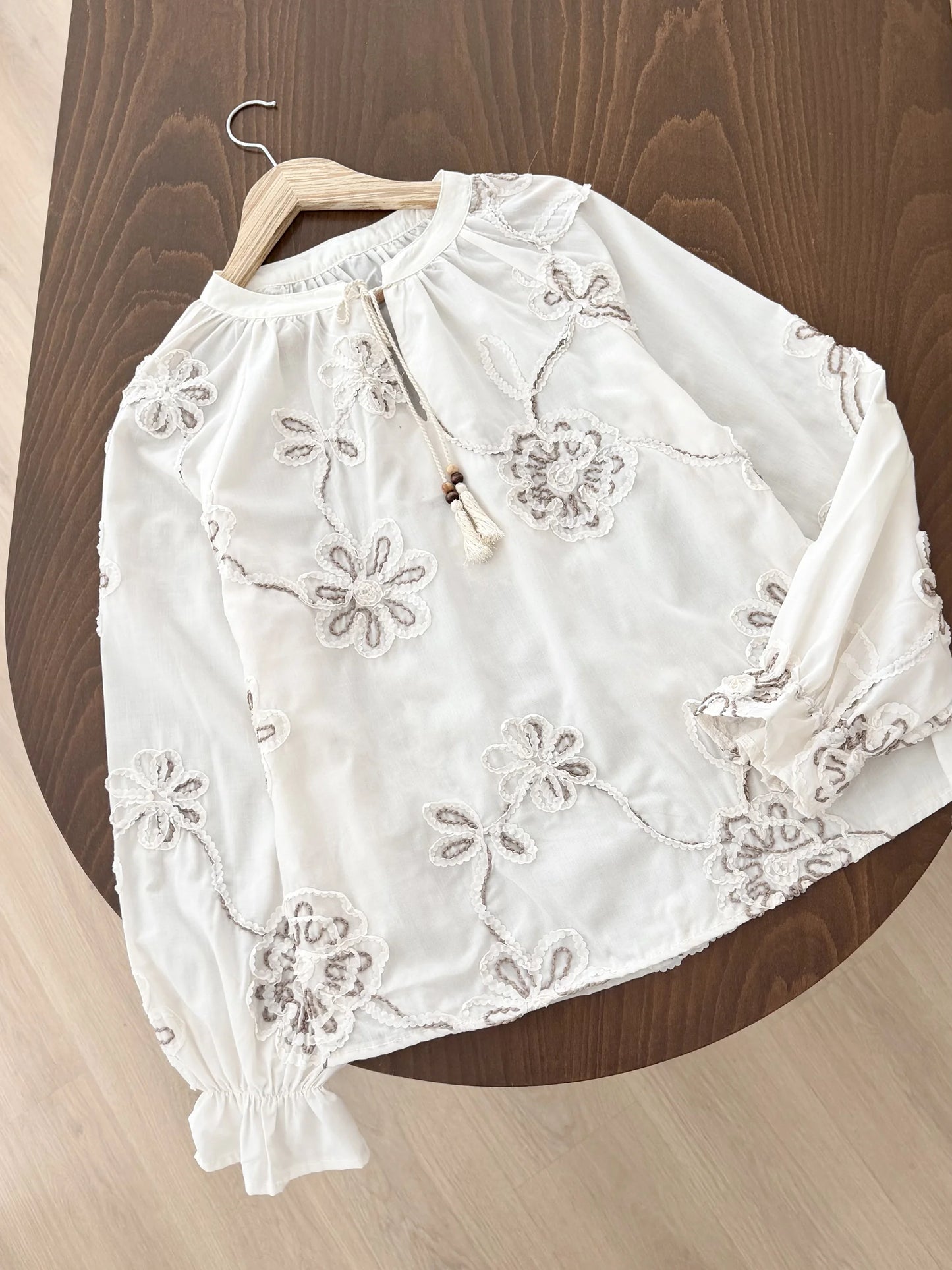 Floral Embroidered Blouse