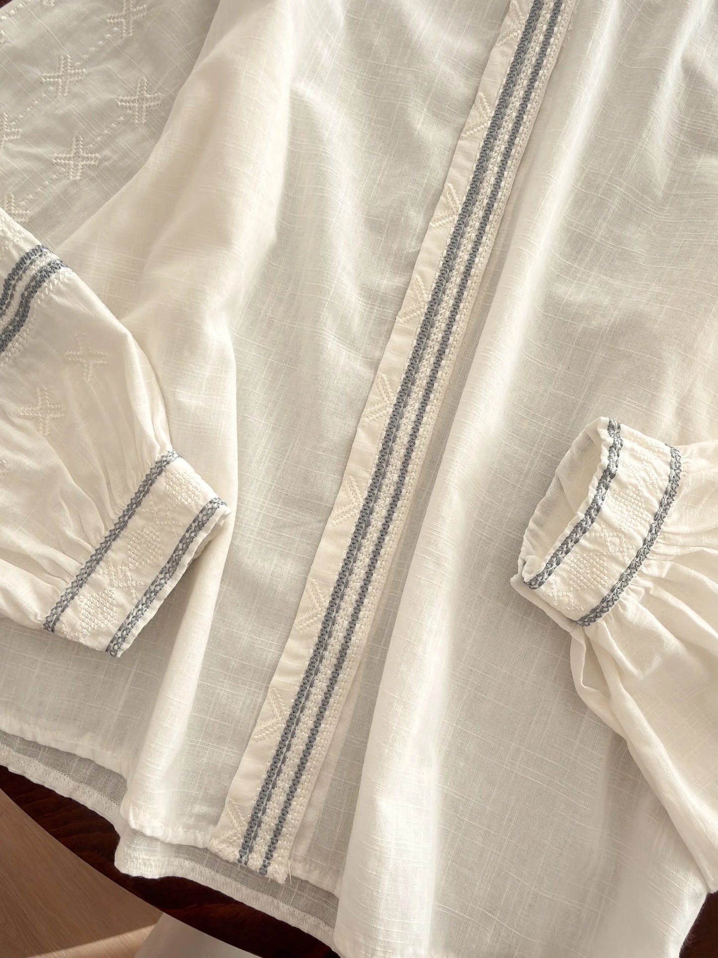 Embroidery Detail Shirt