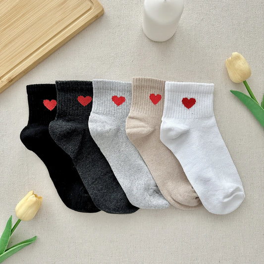 Heart Socks Set 5'Li