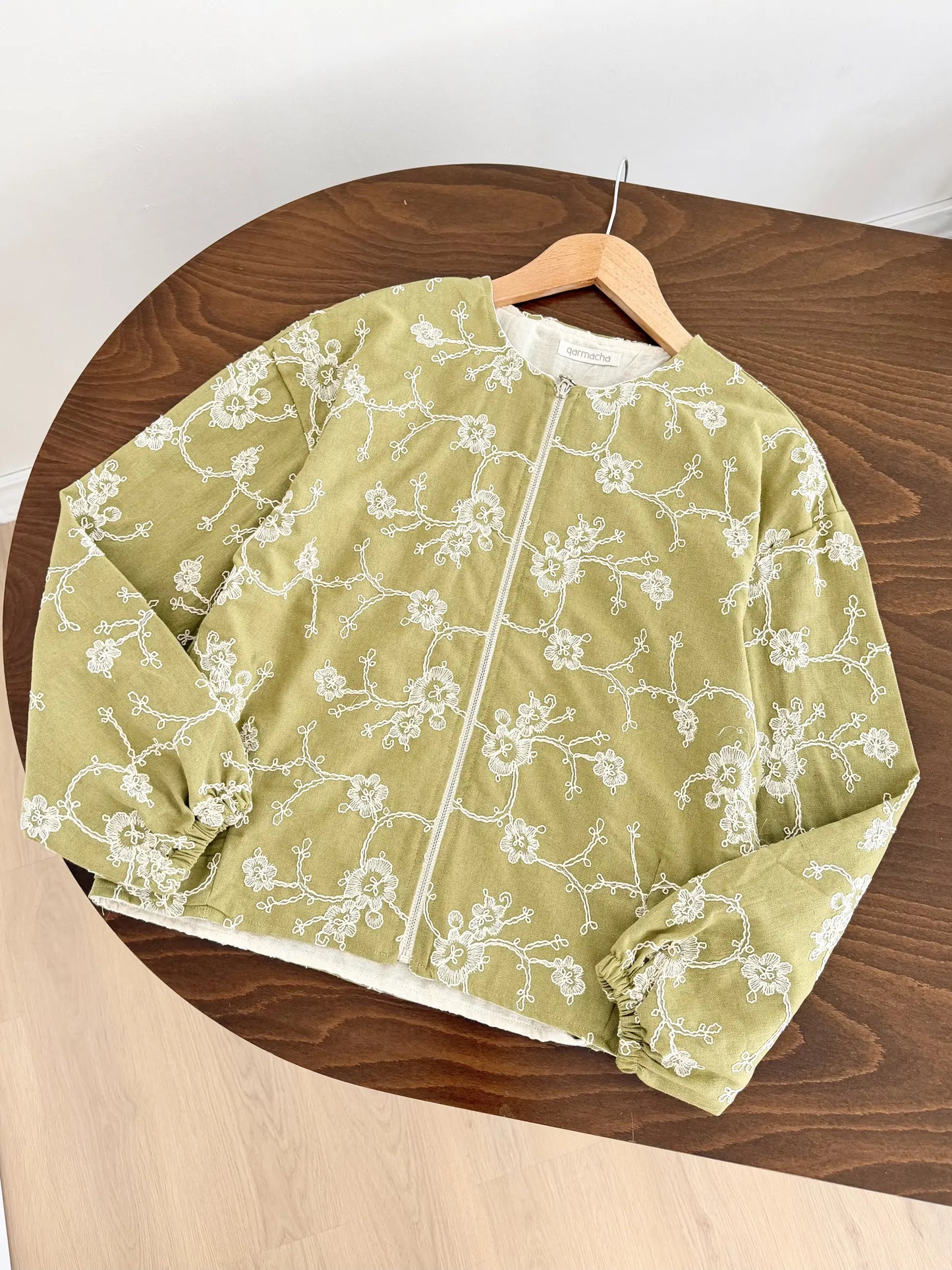 Embroidered Zip Jacket
