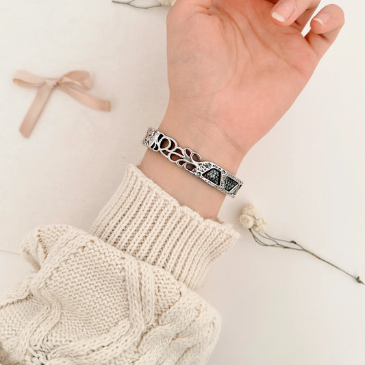 Steel & Silver Mixed Detail Bracelet