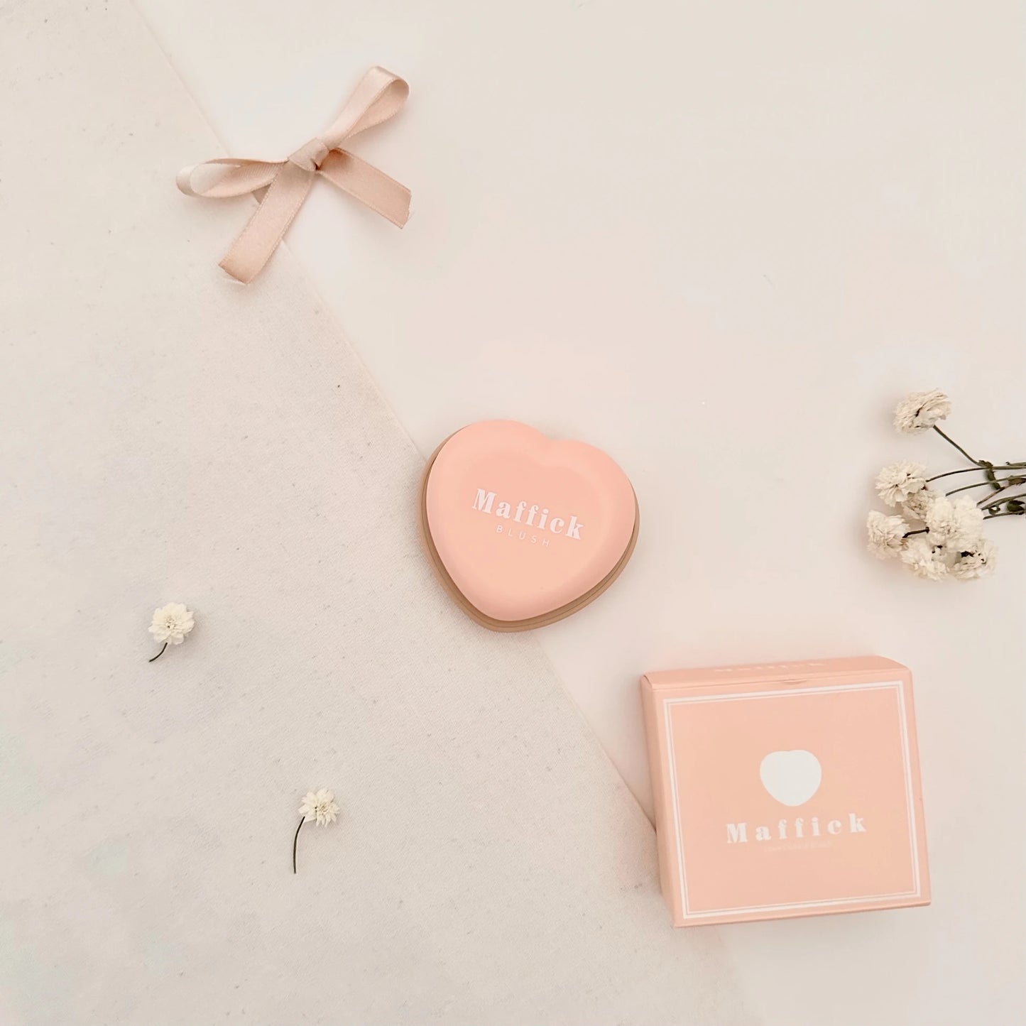 Maffick Heart Peach Blush