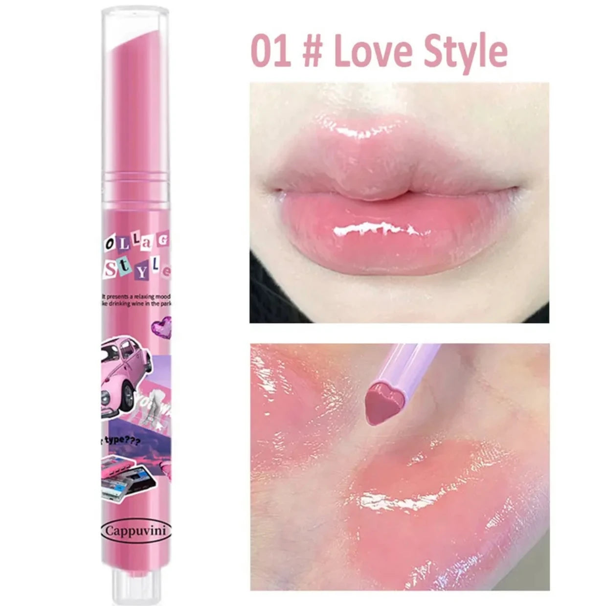 Cappuvini Heart Jelly Lipstick Lipstick