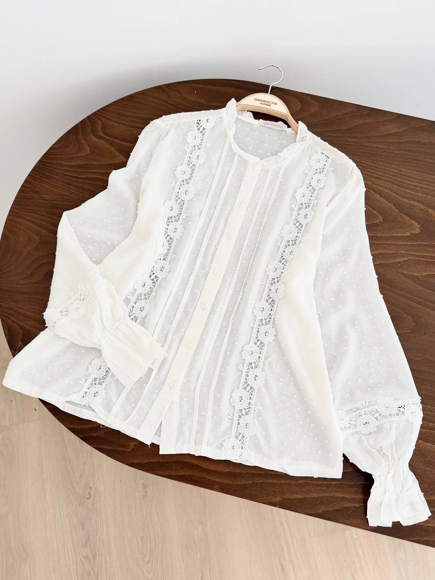 Thin Embroidered Shirt