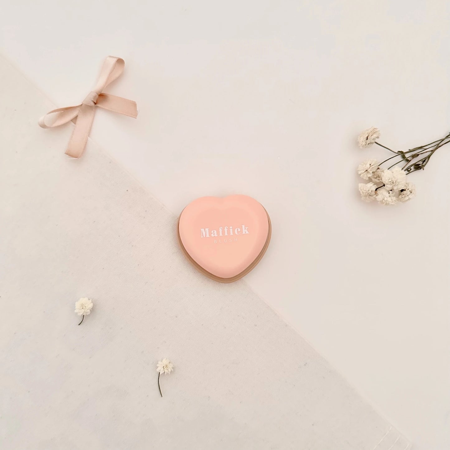 Maffick Heart Peach Blush