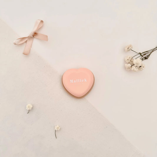 Maffick Heart Peach Blush