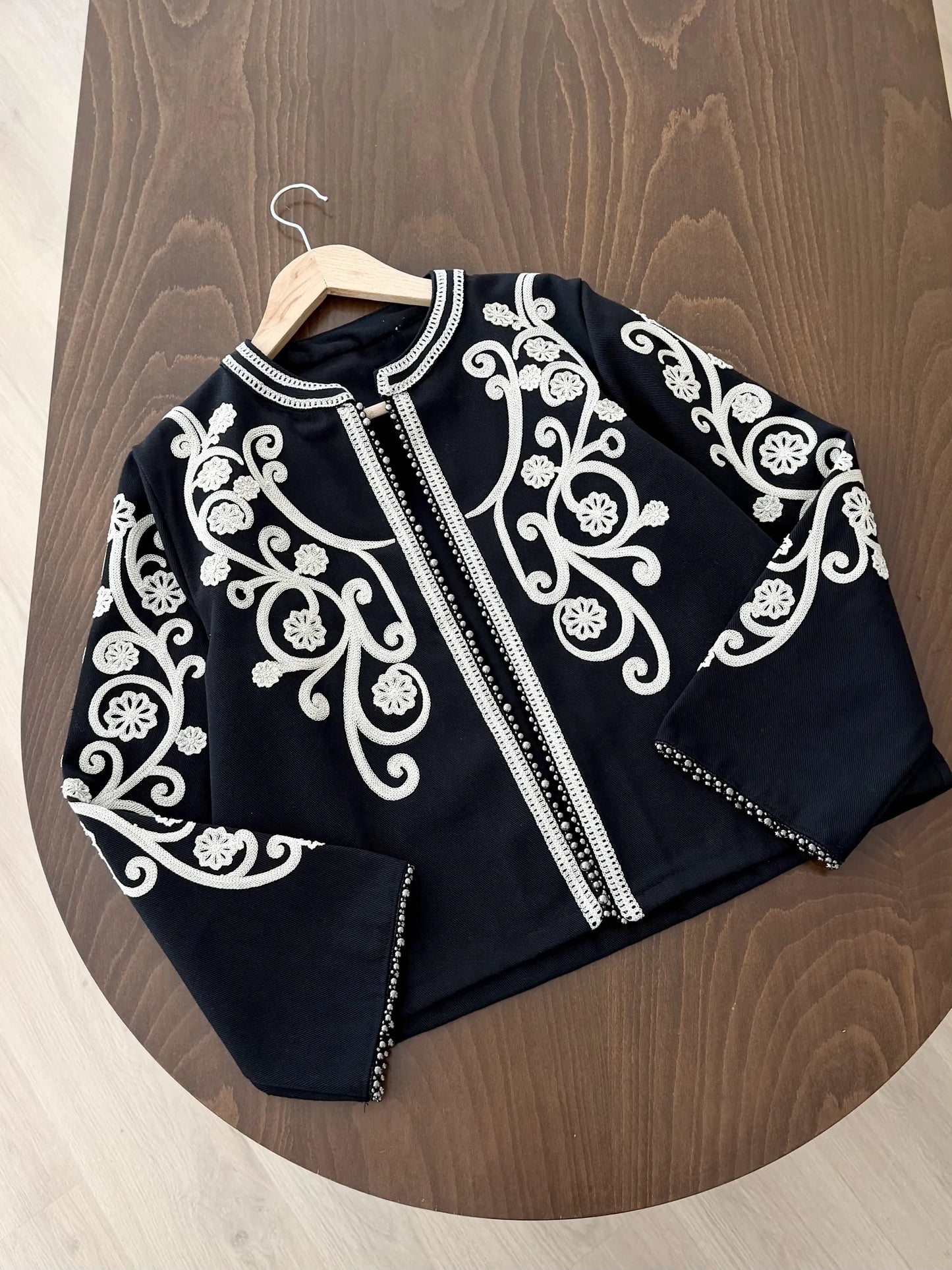 Pearl Embroidered Tok Jacket