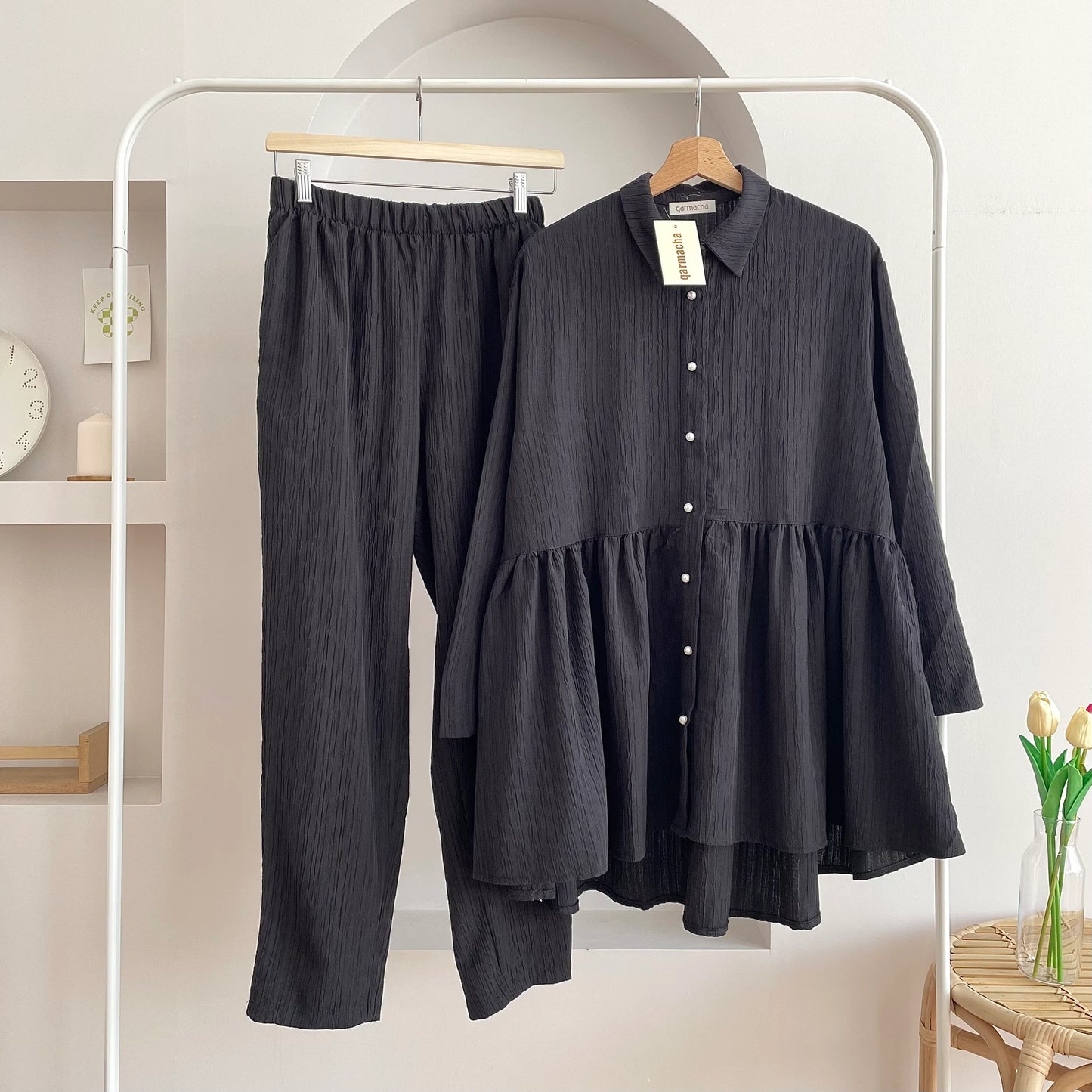 Yoke Pants Set
