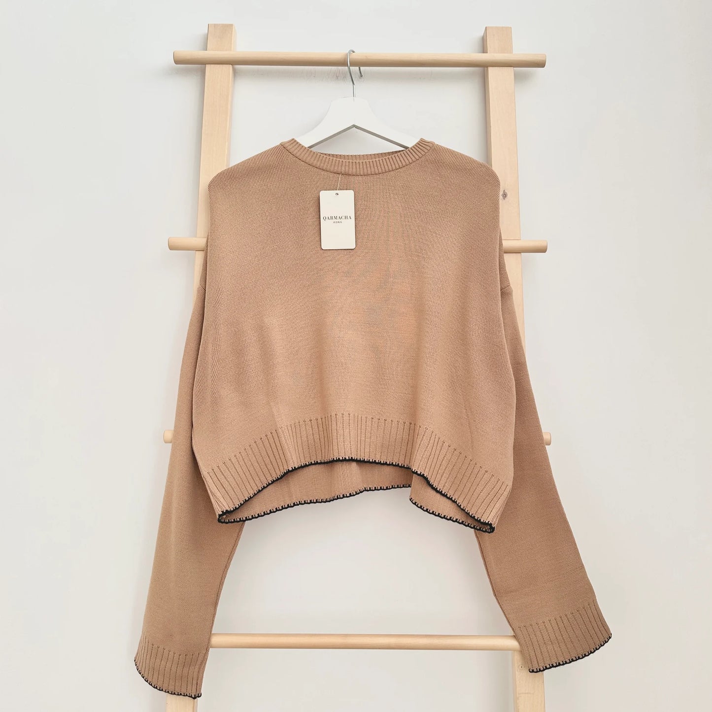 Mini Sleeve Detail Knit Crop