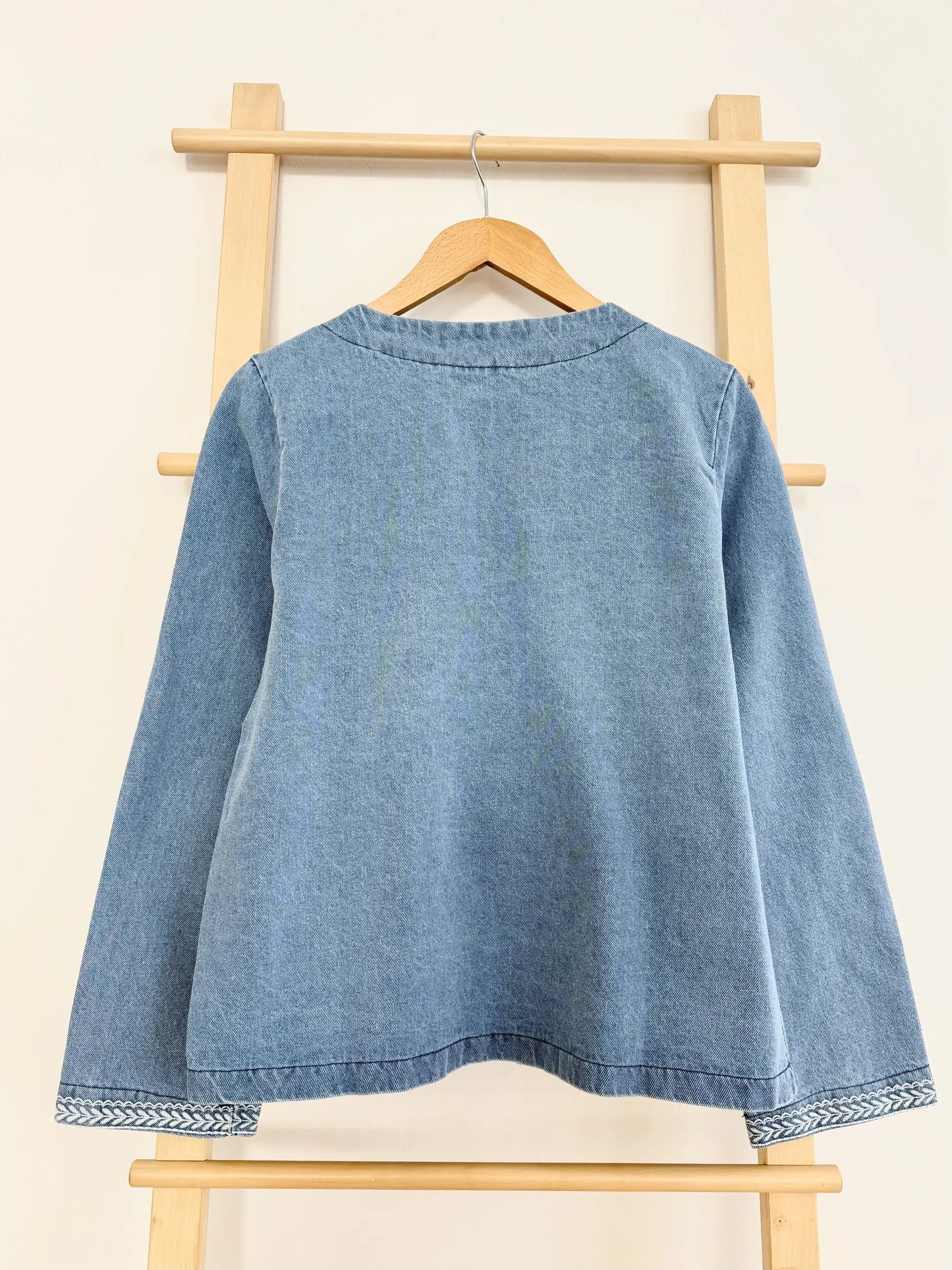 Daisy Embroidered Denim Jacket