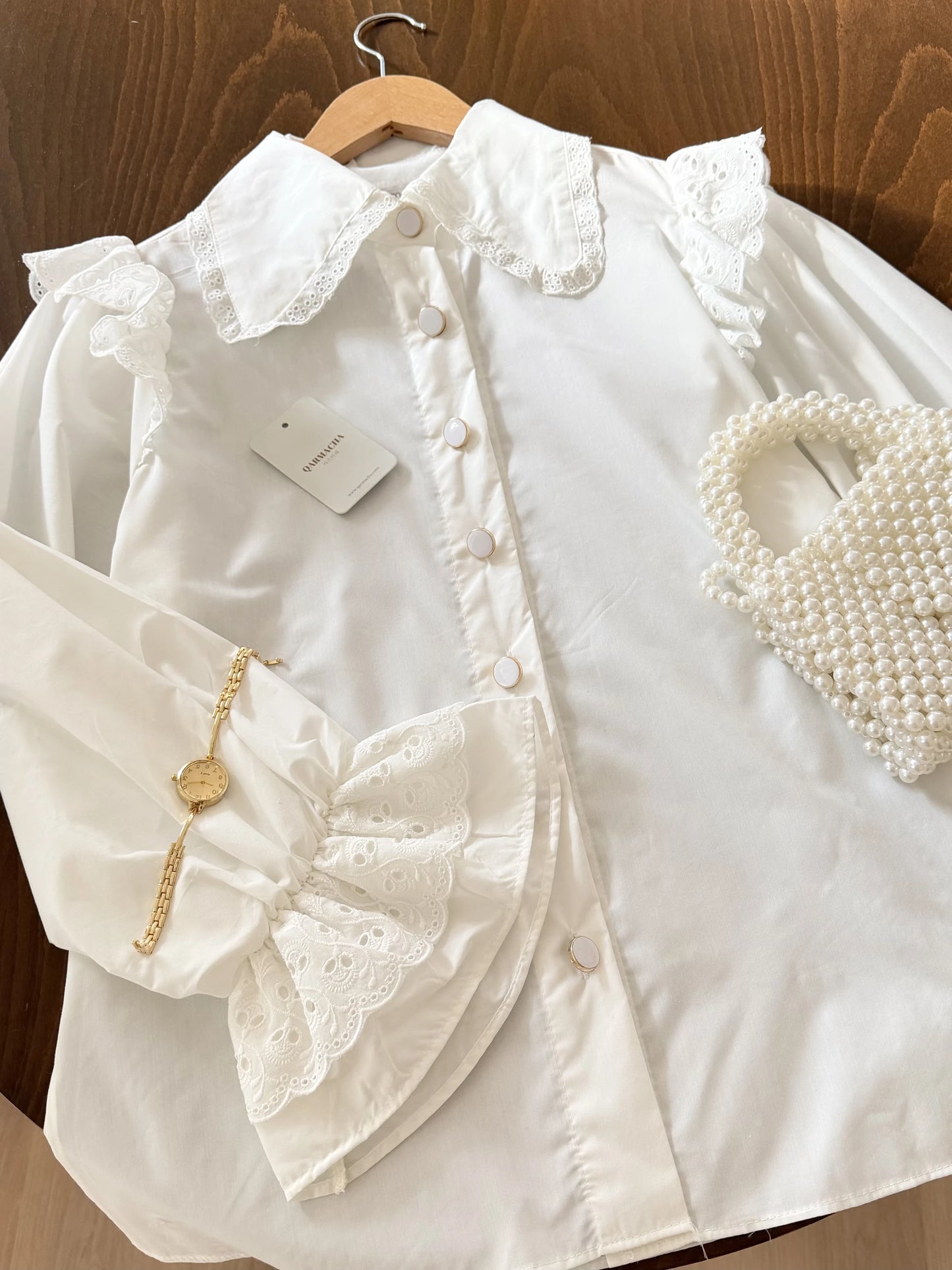 Princess Ruffled Sleeve Shirt