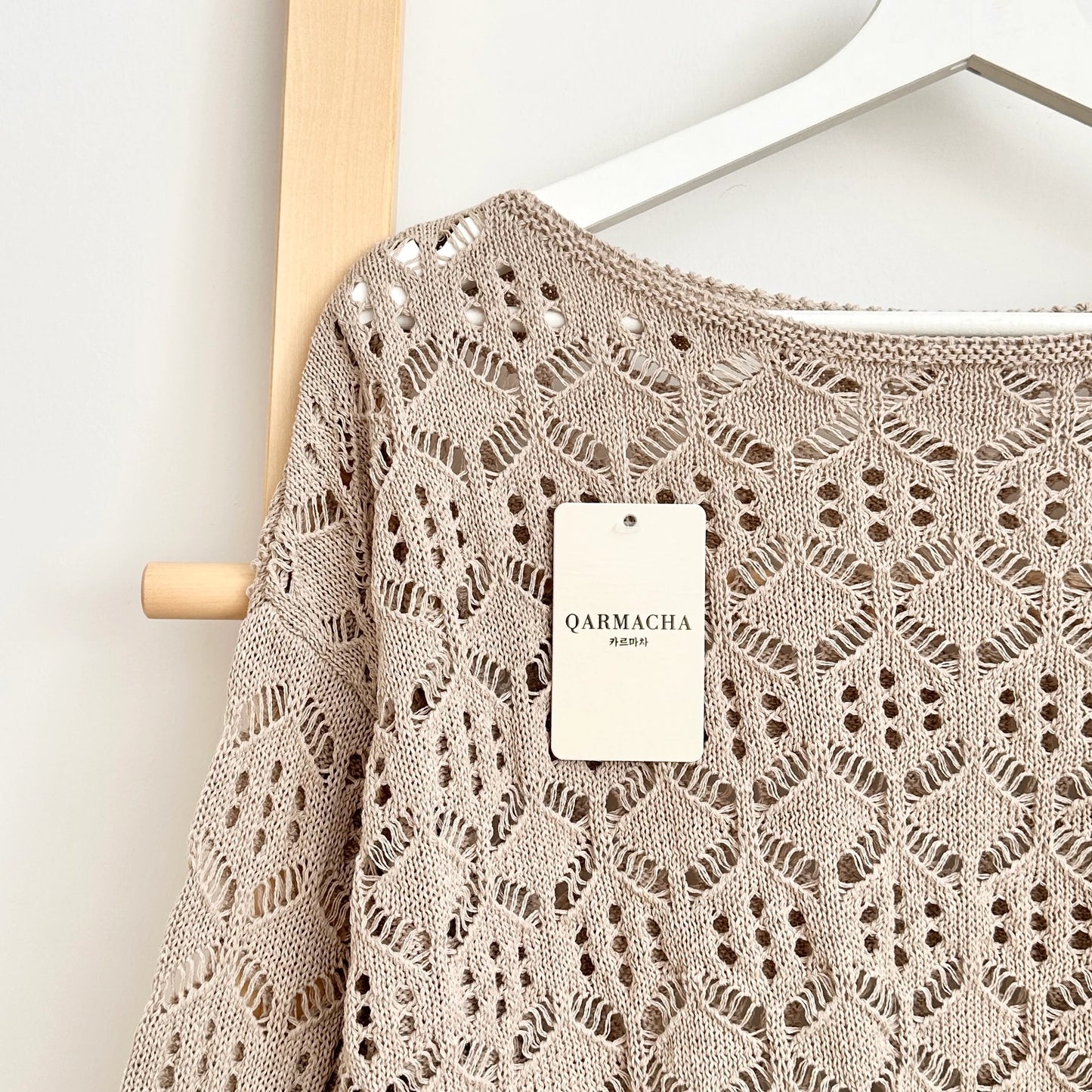 Patterned Eyelet Blouse