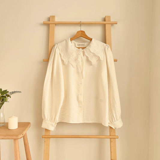 Lace Collared Shirt