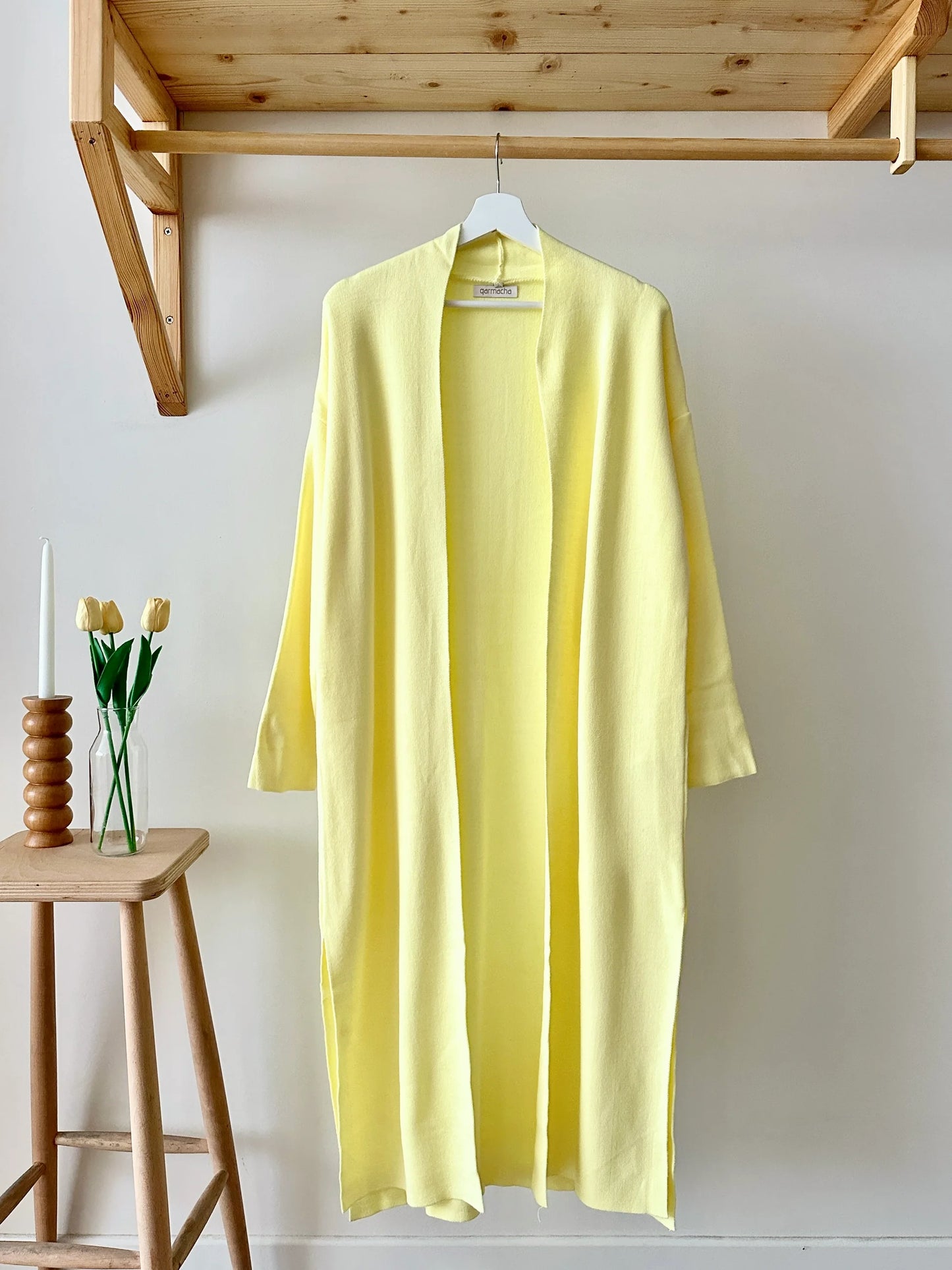 Long Loose Knit Cardigan