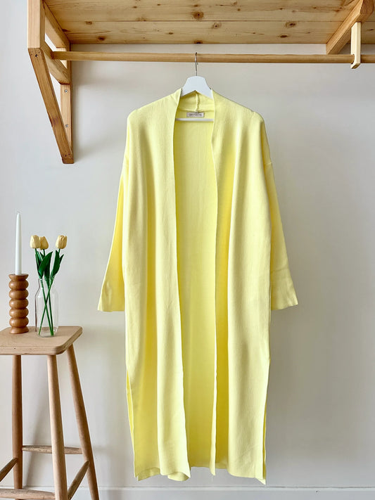Long Loose Knit Cardigan