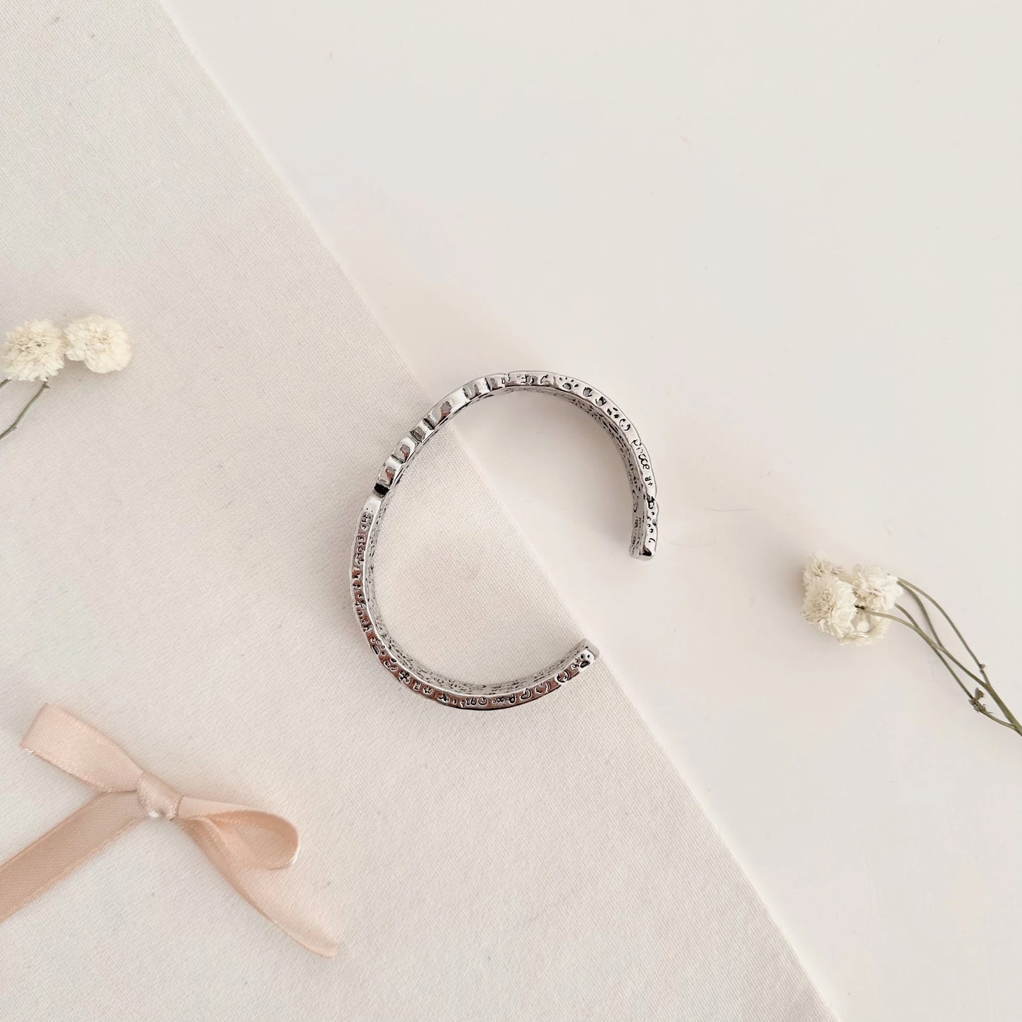 Steel & Silver Mixed Detail Bracelet