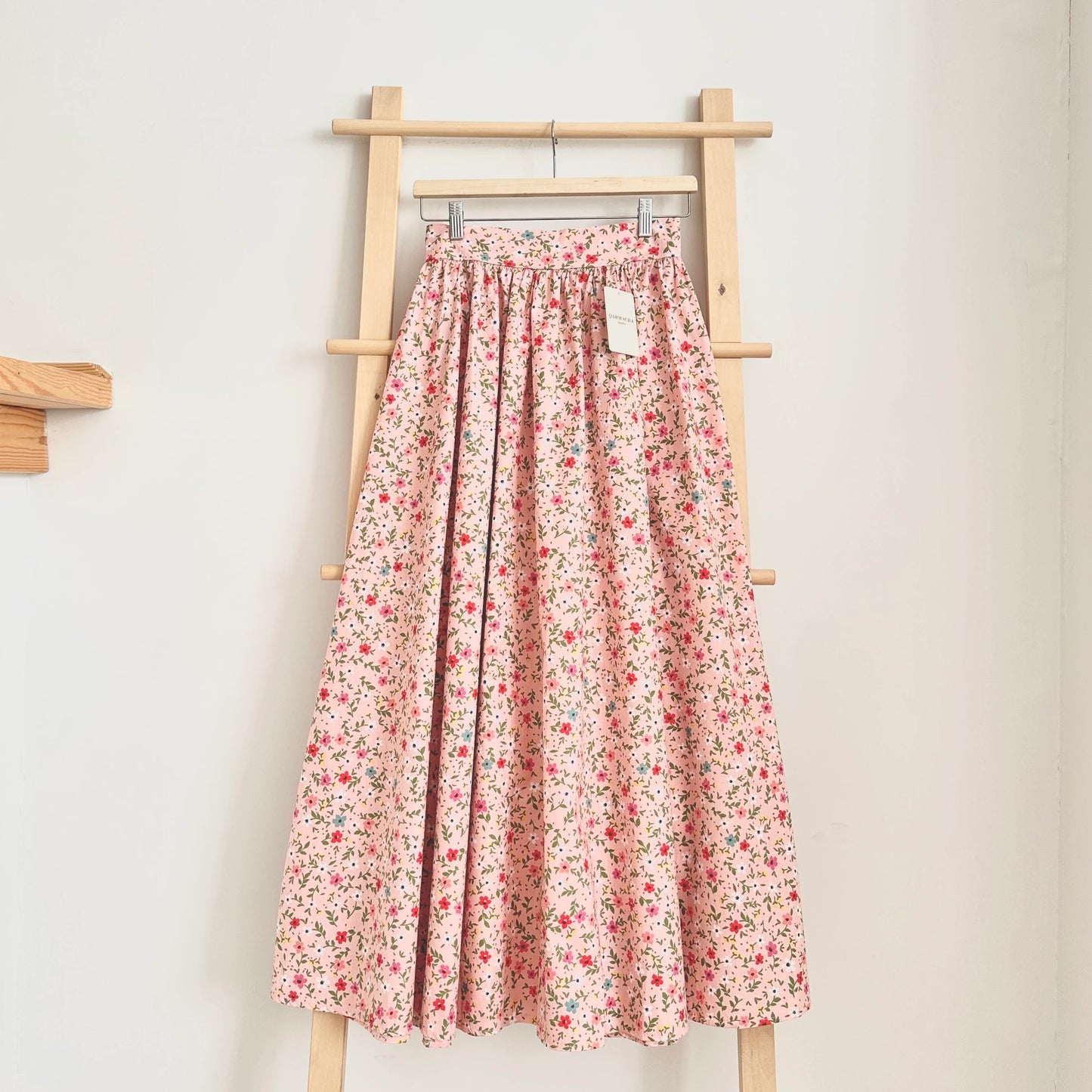 Mini Rose Poplin Skirt