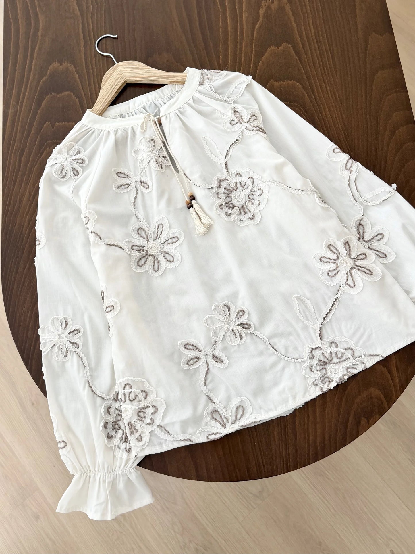 Floral Embroidered Blouse