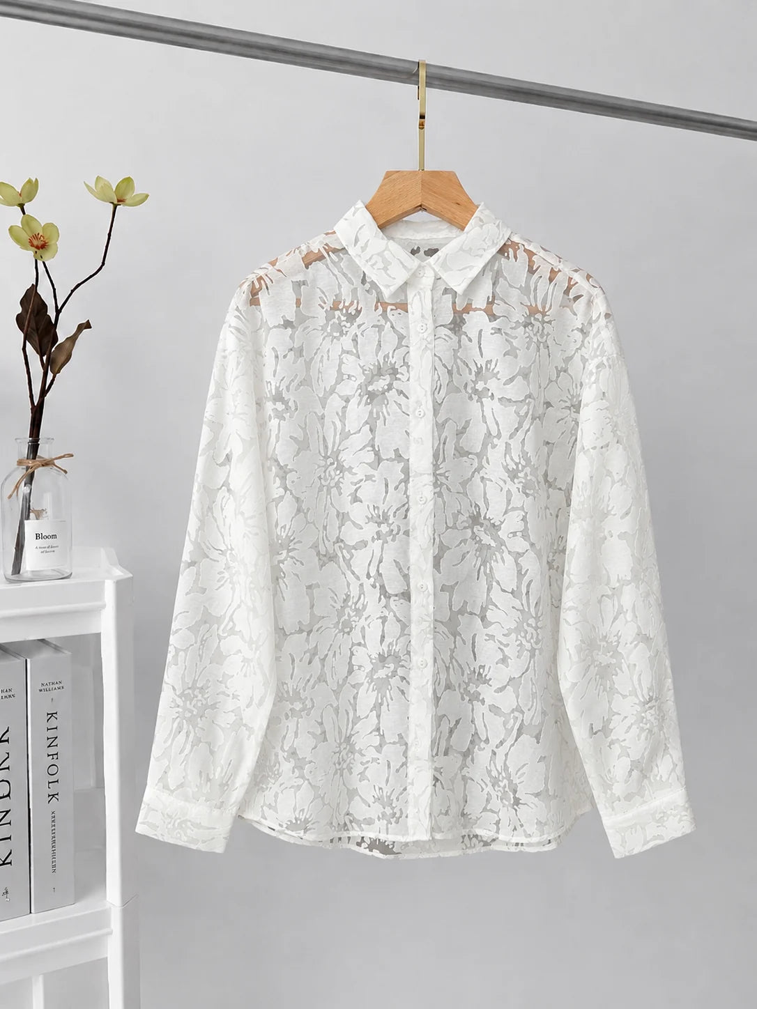Floral Sheer Shirt