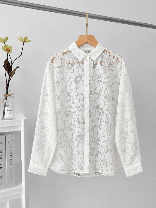 Floral Sheer Shirt