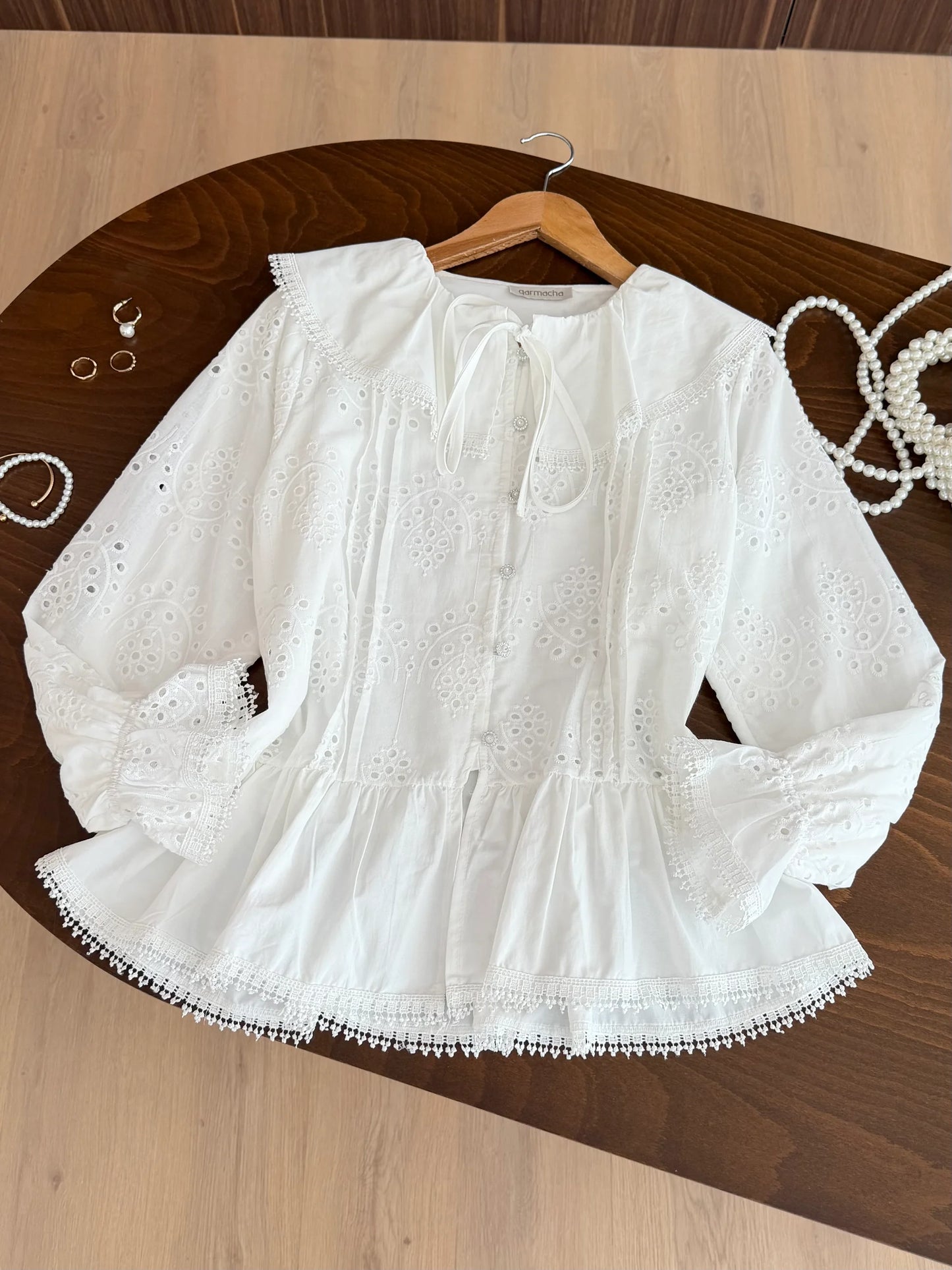 Guipure Romantic Blouse