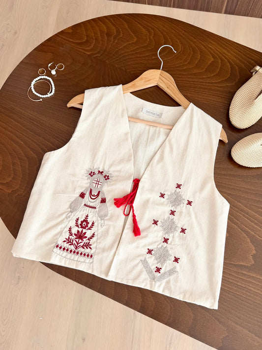Girls Embroidered Yelek