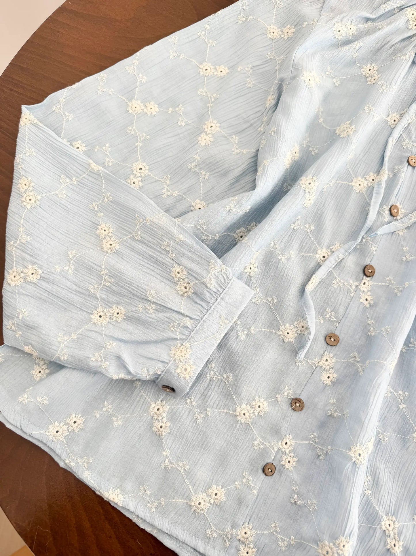 Mini Floral Embroidered Blouse