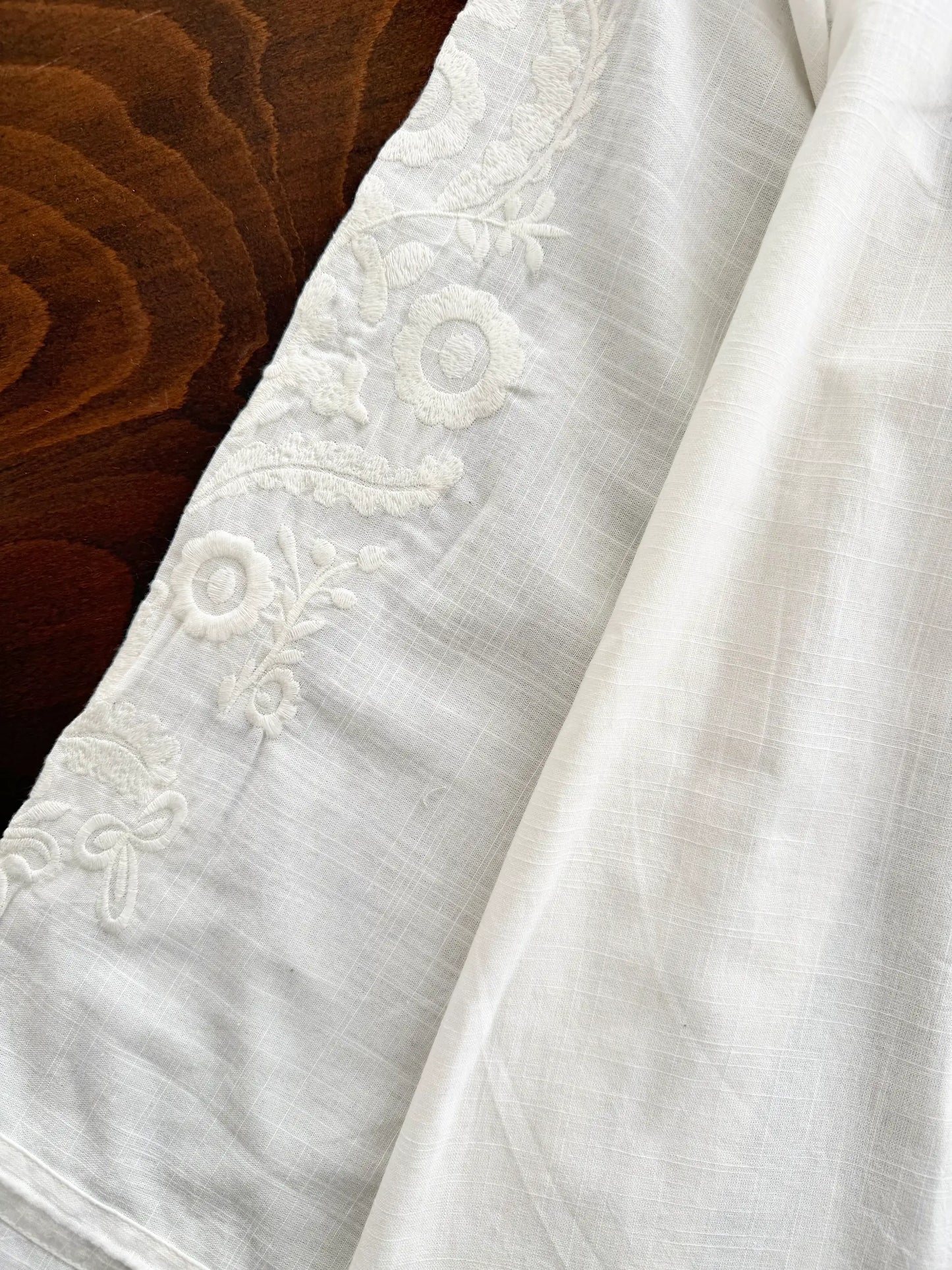 Tasseled Embroidery Detail Blouse
