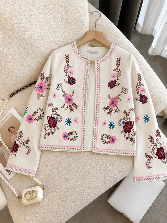 Rose Embroidered Jacket