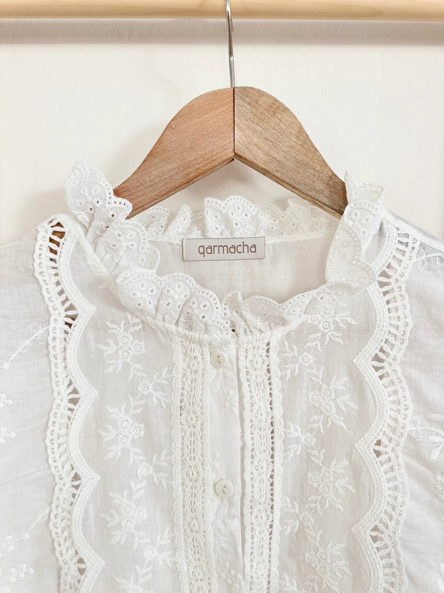 Scalloped Lace Shirt