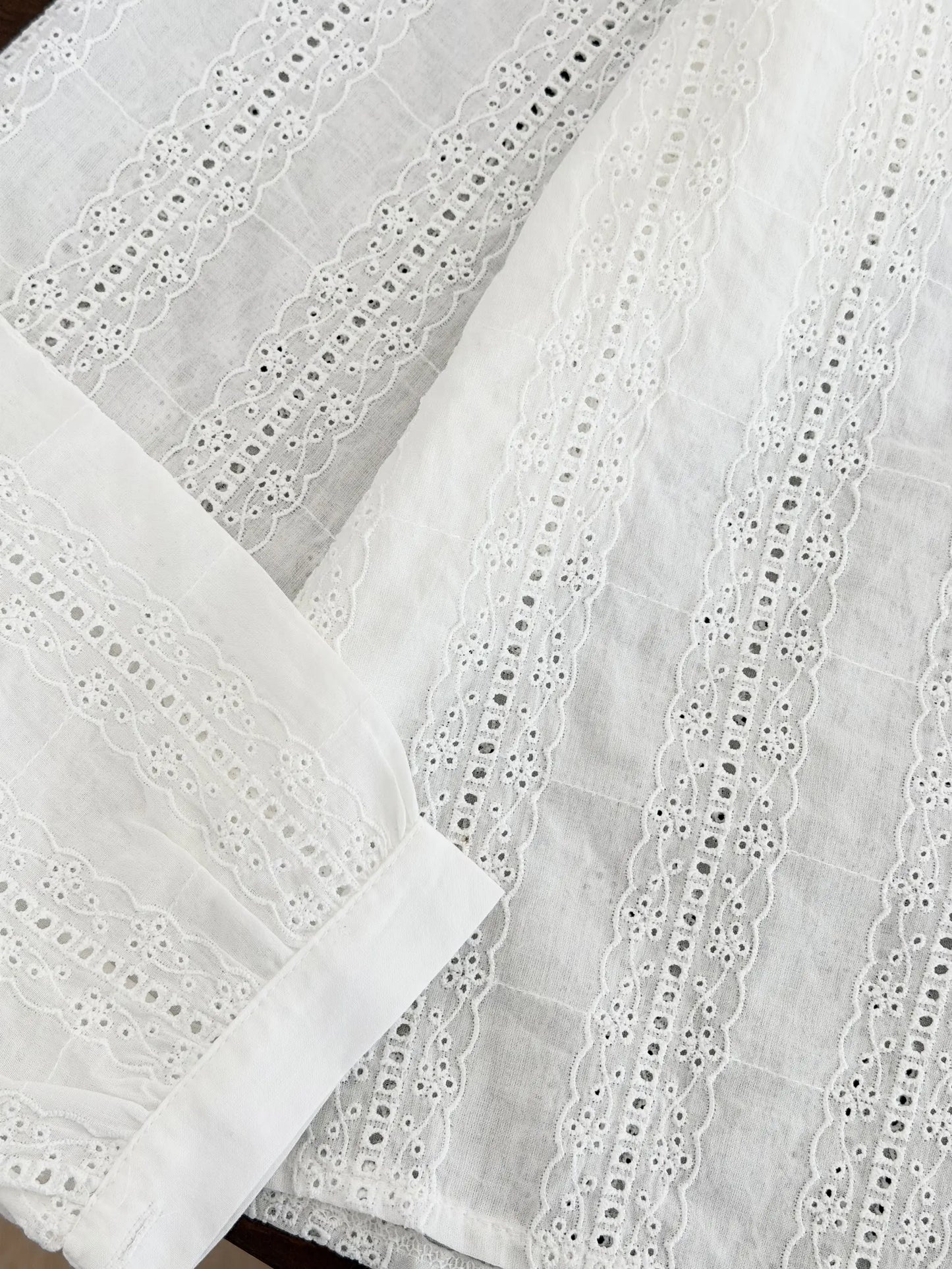 V-Neck Embroidered Shirt