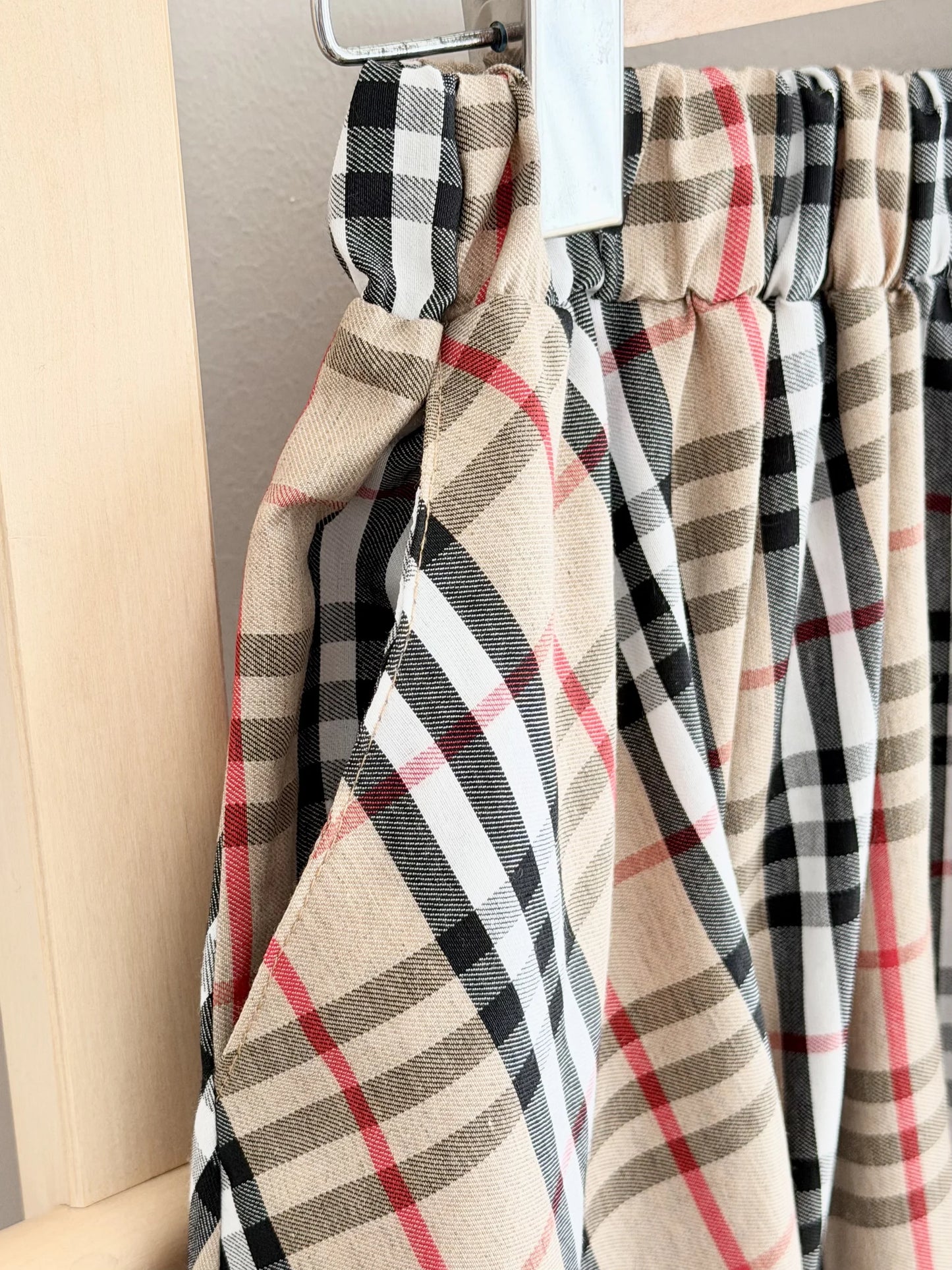 Plaid Koton Skirt