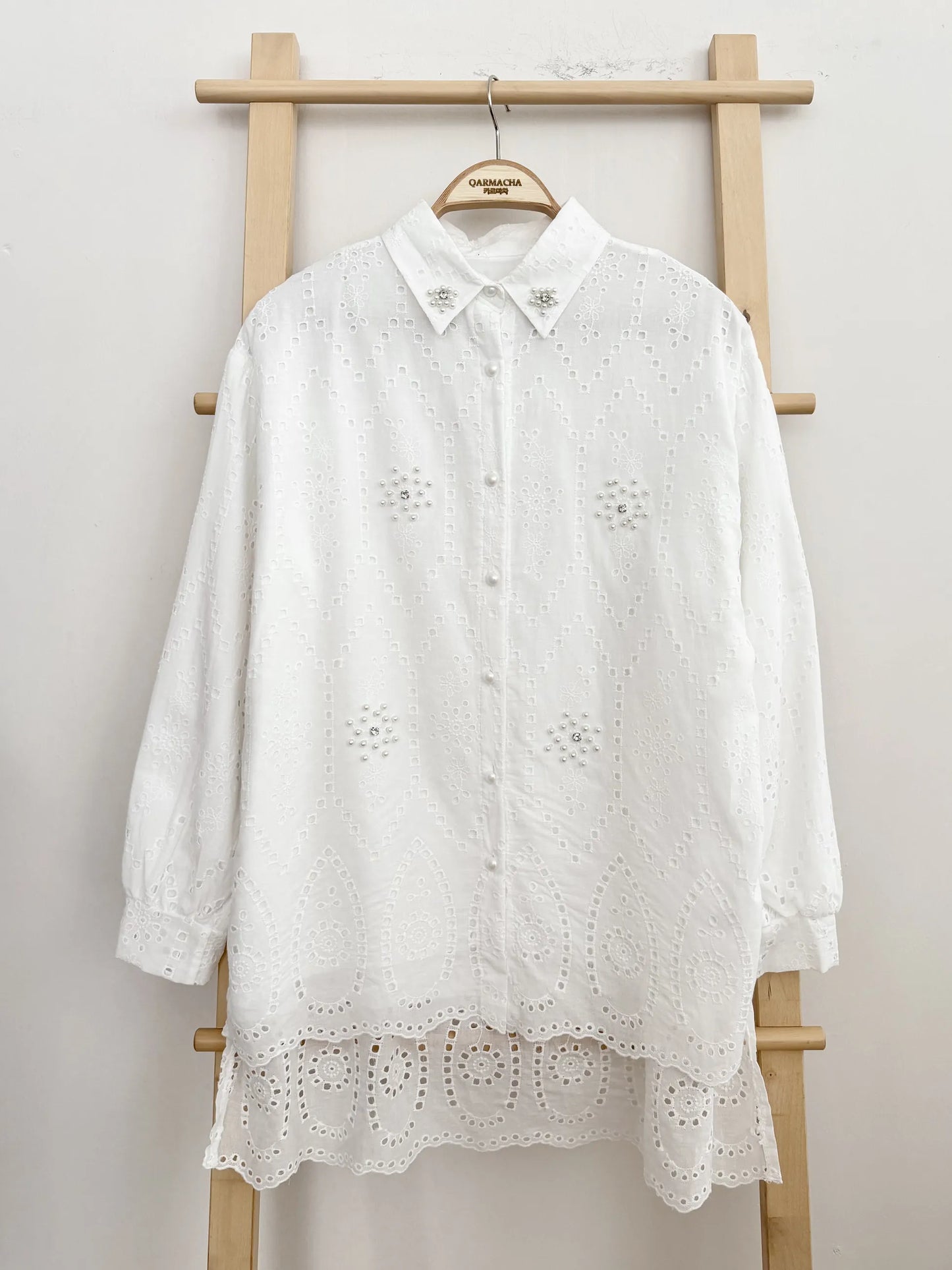 Pearl Floral Tunic Shirt