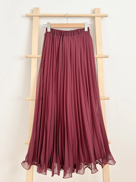 Pliseli Chiffon Skirt