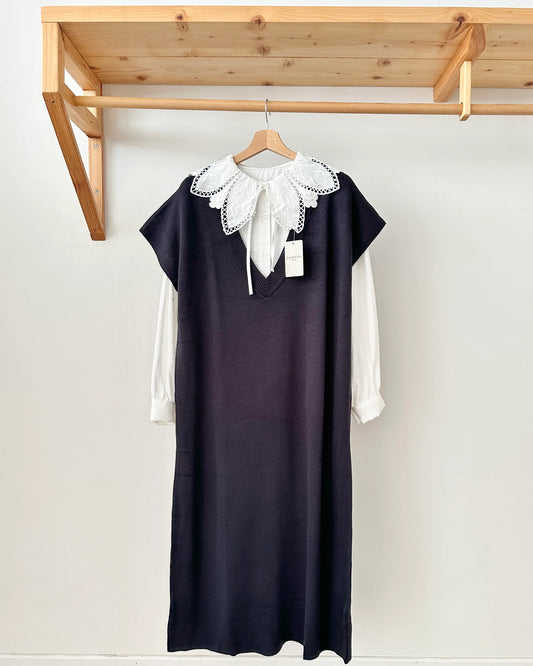 V-Neck Knit Vest