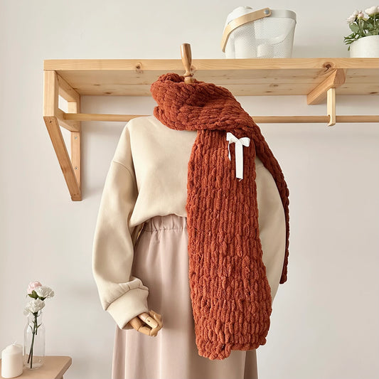 Puffy El Knit Scarf