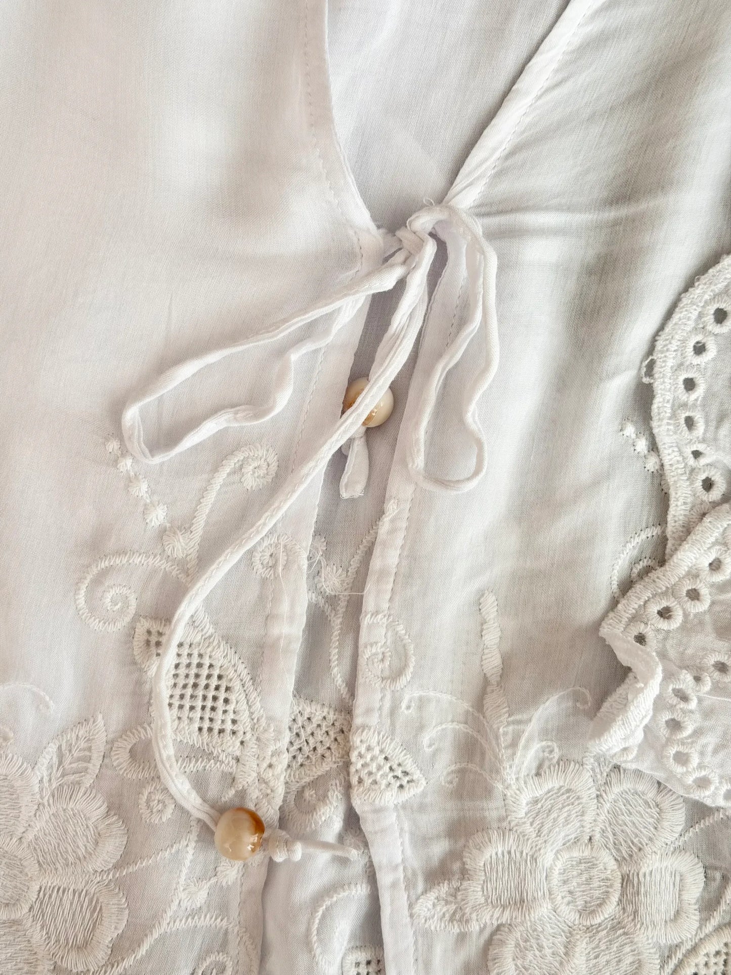 Voile Embroidered Skirted Set