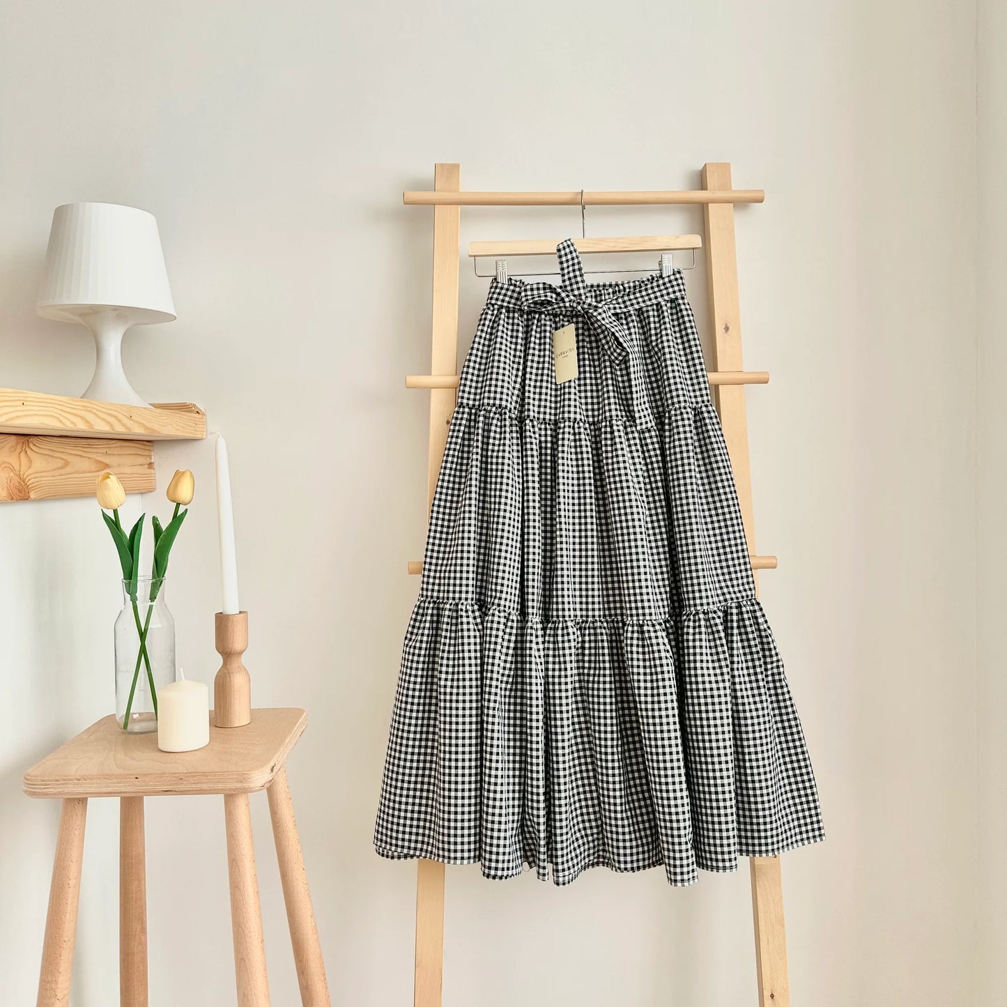 Plaid 3 Tiered Skirt