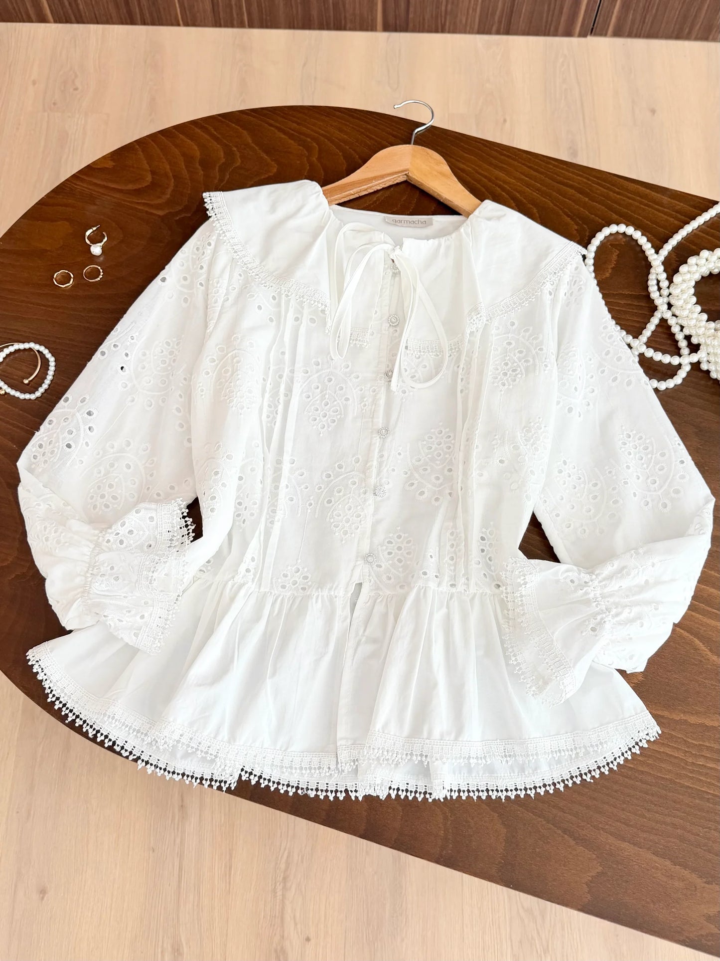 Guipure Romantic Blouse