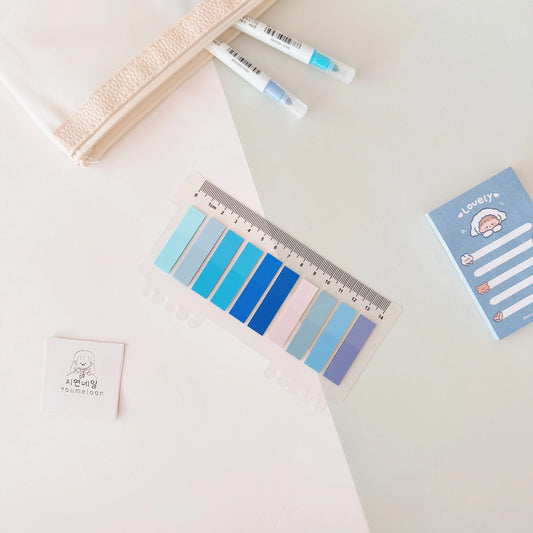 Blue Tone 8 Color Index Sticker