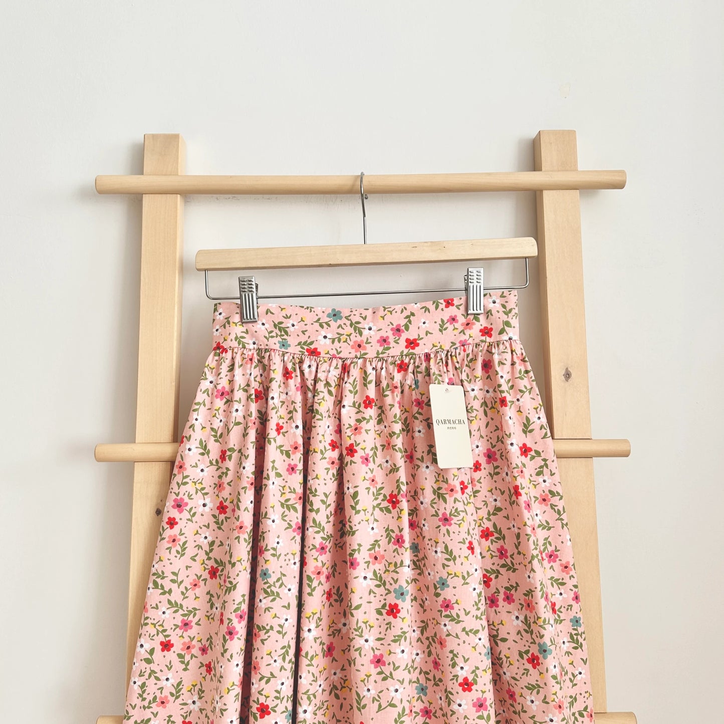 Mini Rose Poplin Skirt