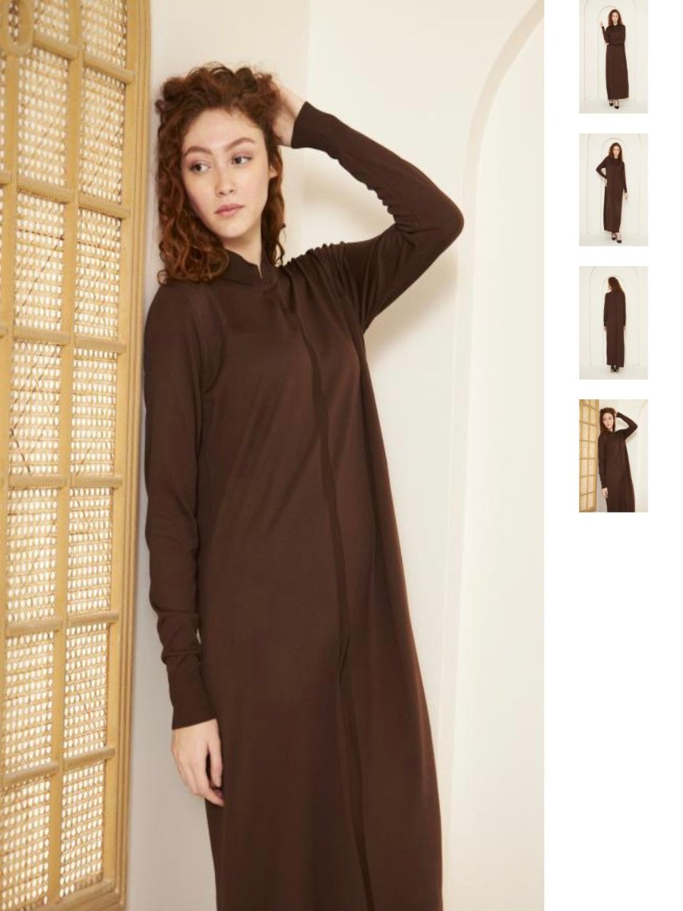 stylish long comfortable knit women's dresses