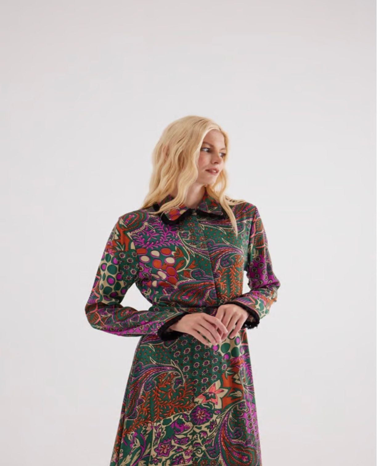 Modest Printed Fashion Dress